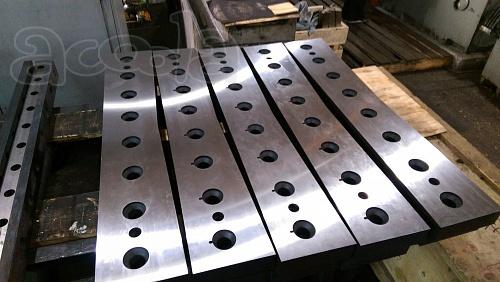 Шлифуем ножи гильотинные в Москве по всей России до 5000мм. Новые ножи гильотинные в наличии 520х75х25